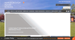 Desktop Screenshot of marlboroughhouseschool.co.uk