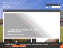 Tablet Screenshot of marlboroughhouseschool.co.uk